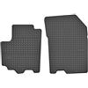 Motohobby Set di 2 tappetini in gomma anteriori per Suzuki Vitara II LY (dal 2015) / SX4 S-Cross (dal 2013) - su misura, nero, 80 cm x 60 cm x 2 cm