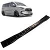 CHROMEMASTER | Protezione Paraurti Posteriore Compatibile con Ford Tourneo Custom 2023+; Plastica ABS, Luccicante, Nero; Proteggi il Paraurti Posteriore della tua Auto dai Danni