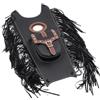 ZHANGZHENGYAO Borse Sella Pelle Moto Universale Per Moto Copri Borsa Per Borsa Da Serbatoio Con Bavaglino Per Serbatoio Carburante In Pelle PU Con Nappa Borsa Sella Motocicletta