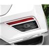 HIGH FLYING Cornici Cromate dei Retronebbia Plastica ABS 2 pezzi per T-Roc 2017-2021