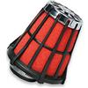 AER MOTO SPARE PARTS FILTRO ARIA RED FILTER E5 CON Ø 32 PER CARBURATORI PHBG 15÷21 - MIKUNI CON GABBIA NERA PORTACHIAVI AER OMAGGIO