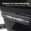FDAIUN Per 2024 2025 Mini Cooper JCW Countryman U25 Accessories Interni in pelle per auto, adesivi decorativi 4 pezzi (grigio bianco)