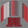 NYWLXZ Adesivo Ruota Moto Nastro Per Cerchione Impermeabile Per XL700V Transalp XL 700 700V 2008-2011 Accessori