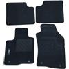 okoium Lancia Tappetini in Moquette Nera 4 attacchi con Logo Originali New Ypsilon