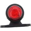 FUNOMOCYA Luci di Segnalazione Laterali per Camion 2 Pezzi in Plastico Nero 12v 24v Facili da Vedere e Sicure di Notte per Rimorchi e Mezzi Pesanti