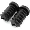 Generico Copertura ammortizzatore forcella posteriore in gomma nera for Harley Touring Street Electra Glide Road King 97-13