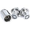 GYTTAK Bulloni Viti Pneumatici Compatibile con Toyota per Tacoma per Venza per Yaris Dadi Antifurto per Ruote M12x 1.5 0027600900 PT27648100 4 Dadi + 1 Chiave 33 Mm