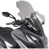 FAR D6104ST|410 PARABREZZA VISIERA SCHERMO CUPOLINO PARAVENTO GIVI COMPATIBILE CON KYMCO XCITING 400 2017 MOTO SCOOTER