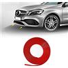 4R Quattroerre.it Profilo Rosso Adesivo per Paraurti Anteriore M. Classe A