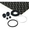RIDEX 405R0450 Kit di revisione della pinza freno Posteriore Compatibilità con MITSUBISHI PAJERO II V3W, V2W, V4W