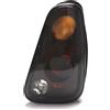 NYSAASDST Fari Posteriori Per Mini Per Cooper R50 R52 R53 2005 2006 2007 2008 63217166955 63217166957 63217166956 Fanale Posteriore Auto Senza Lampadine(Smoked lens right)