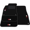 Somer Car Kit Tappetini Auto compatibili con Audi A4 B8 Avant 2008-2016 | Set Tappeti in Moquette, ricamo R_S, Tappeto auto su misura