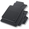 Mossa Tappetini gomma adatti per BMW 5 G30 G31 (2017-2024) 4 pz. nero