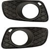 Generico PRASCO ME3052133 + ME3052134 COPPIA GRIGLIE PARAURTI FENDINEBBIA ANTERIORE DESTRA E SINISTRA SMART FORTWO 2007-2012