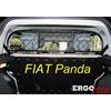 ERGOTECH Divisorio Griglia Rete Divisoria per Fiat Panda, RDA65-XS, per Trasporto Cani e Bagagli
