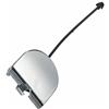 Generic Copertura Occhiello di Traino paraurti Posteriore per Fiat 500 2007-2012 Coperchio Occhiello Gancio di Traino Completamente Cromato 735455393 Copertura Gancio di Traino paraurti Posteriore