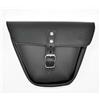 ExMoto Borsa Laterale Tasca da Fianchetto Nero in Pelle per Moto Motociletta compatibile con Royal Enfield Interceptor/Continental GT (Black) - EX MOTO