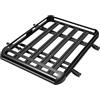 YISSALE Portapacchi portapacchi per auto in alluminio Portapacchi grande nero Portapacchi universale Portapacchi fino a 68 kg Portapacchi portapacchi 127x97 cm