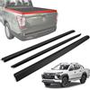 CHROMEMASTER Copertura per il Bordo del Cassone Pick-up Compatibile con Mitsubishi L200 Double Cab 4D FL 2019-2022 | Striscia Protettiva per il Bordo di Carico, Paraurti; Protezione Contro i Danni