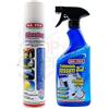 HT Hitopseller® KIT PULIZIA AUTO schiuma pulisce igienizza TESSUTI IDROSTOP spray impermeabilizzante ANTIPIOGGIA capote tettino barca