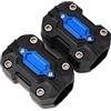 ZEXDDI Paraurti per moto, blocco paraurti per NC750X, R1200GS, R1250GS, R1300GS, CLX700, Vstrom, Africa Twin, Versys, 1290 Adventure, Multistrada (blu)