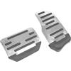 MXYUANHANG Copri Pedali Auto per Ford Ranger T9 2023 2024, Pedali Auto Copripedale Antiscivolo Pedaliera Auto in Metallo per Freni,Silver-Automatic