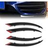 AUSMILA Paraurti anteriore per auto, splitter fendinebbia per Mercedes Benz Classe C Sport W205 C43 C63 AMG C180 C200 C250 C260 C300 2015-2018 nero lucido accessori esterni auto