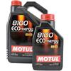 Motul Olio Motore Motul 8100 ECO-nergy 0W-30 6 litri (1x5 lt+ 1x1 lt)
