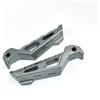 E-SPEEDMTC ESPEEDMTC per Yamaha Xmax 125 250 300 400 2015-2023 Pedane Posteriori pedane mobili ingranditore a Pedale CNC in Alluminio (Grigio)