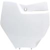 RRYMTLJSD Accessori Adatto a moto da cross, mascherina piatta, portanumero Adatto a moto da cross, adatto Adatto a EXC XC SX da 125 a 500, ricambi Adatto a motocross ed enduro. Parti del motociclo(White)