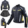 A-Pro Moto Giacca Donna Sport Impermeabile Impermeabile Tessuto Riflettente