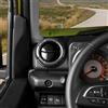 KUNGKIC Per Suzuki Jimny 2018-2025, griglie di ventilazione sinistra e destra, apertura di sfiato, decorazione per interni, 4 pezzi (nero profondo)