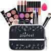 FantasyDay Calendario dell'Avvento 2025 Beauty, Kit di Bellezza Cosmetici Kit per Occhi, Viso e Labbra - Set di Trucchi con Correttore, Rossetti, Lucidalabbra, Palette Ombretti, Mascara, Trousse, Fard