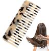 Generic Tartoise Wide dente pettine - Marmo antistatico portafoglio portafoglio portafoglio - pettine rilassante - cappotto di denti larghi - a mano - pettine districante per capelli lucidati