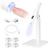 Saviland Luce Led UV Per Unghie Gel: 2 Timer Per La Polimerizzazione Flash Della Mini Lampada Per Unghie UV Per Smalto Gel Per Uso Domestico Per Principianti