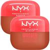 NYX Professional Makeup Cipria in Polvere Wonder Snatch 08 Cacao Craze Libera Fissante e Traslucida a Lunga Tenuta Texture Vellutata Formula Vegana Arricchita con Peptidi e Tè Verde - 2 Ciprie