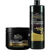 Generico Retinol Complex Set Keratin Therapy: Shampoo Ristrutturante 800ml + Maschera Cheratina 500ml - Trattamento Rinforzante per Capelli Danneggiati, Sfibrati e Trattati - Con Cheratina Liquida Illuminante