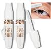 KYDA Mascara bianco primer ciglia, resistente all'acqua, mascara in fibra spessa, voluminizzante ed estendibile ciglia affascinanti, fondotinta nutriente per ciglia, senza grumi, trucco per le