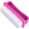 Rieoany Spazzolino Unghie 1 Pezzi, Spazzola Unghie Mani, 9.5x3.8 cm, Multiuso, Adatta Pulire le Scarpe, Strofinare Vestiti e Verdure, ecc (rosa)