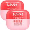 NYX Professional Makeup Cipria in Polvere Wonder Snatch 02 Cheeky Cherry Libera Fissante e Traslucida a Lunga Tenuta Texture Vellutata Formula Vegana Arricchita con Peptidi e Tè Verde - 2 Ciprie