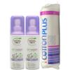 FEI FAN 2X Deovapo, Deodorante 0% Alcool, Alluminio e Cloridrato, 100ml, Disponibile In Diverse Varietà + Confezione da 80 Dischetti Leva trucco e Smalto (TALCO)