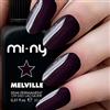 MI-NY Smalto Semipermanente Uv-Led viola, Melville, long lasting, tenuta fino a 4 settimane, finish extra glossy