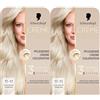 Schwarzkopf Creme Supreme Colorazione 11-11 biondo titanio ultra chiaro (2 x 182 ml), colore permanente per capelli con siero e maschera per capelli protegge dai danni visibili, per una copertura
