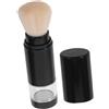 LIFKOME Pennello Cosmetico Retrattile Nero in Plastica Portatile con Tecnologia Spray Avanzata, per Contouring e Blush Durante Viaggi e Feste