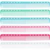 DIVINA VITAE 6 pettini professionali in fibra di carbonio, resistenti al calore, per parrucchieri, uomini e donne (blu, verde, bianco, rosa, rosso, viola)