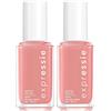 Essie 2x Essie Expressie Smalto dal Risultato Professionale ad Asciugatura Rapida Colore 10 Second Hand First Love - 2 Smalti