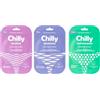 MENDOSA Chilly Set 3 Maschere Intime, Mix Lenitiva-Idratante-Rinfrescante, con Vitamina B5, pH 5.5 PROVALE E SCEGLI QUELLA CHE PIU' TI SI ADDICE