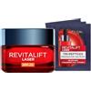 L'Oreal Paris L'Oréal Paris Revitalift Laser Trattamento Profondo Anti-Età SPF 25 con Acido Ialuronico e Pro-Xylane 50ml + Revitalift Laser Siero Tri-Peptidi Anti-Età Acido Ialuronico Bundle Routine - Set da 4