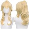 maysuwell Parrucca per Cosplay Parrucca Bionda Lunga a Coda di Cavallo per Donne Comic Con, Spettacoli di Cosplay, Halloween