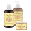 Shea Moisture SheaMoisture Set - Olio di ricino nero giamaicano set per la cura dei capelli Shampoo 1x 384 ml, Balsamo 1x 384 ml, Maschera 1x 355 ml